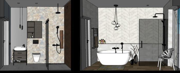 mala i duza lazienka